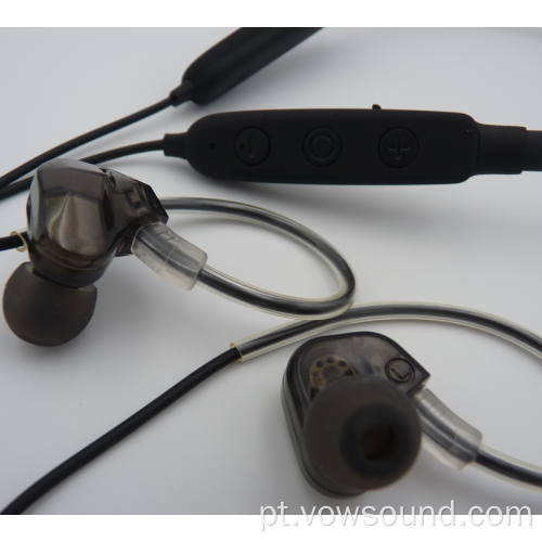 Fones de ouvido Bluetooth sem fio na orelha Neckband Bass Headphones